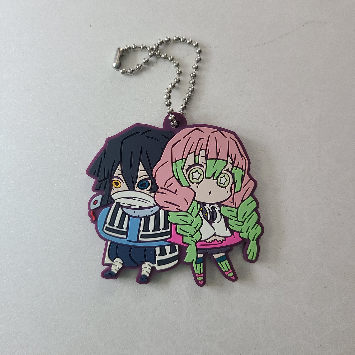 Kanroji Mitsuri & Iguro Obanai - Ballchain de goma Banchoukou [Kimetsu no Yaiba] 1