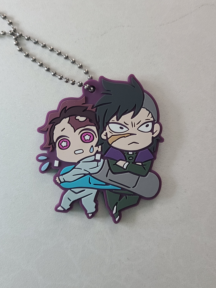 Kamado Tanjiro & Shinazugawa Genya - Ballchain de goma [Kimetsu no Yaiba] 1