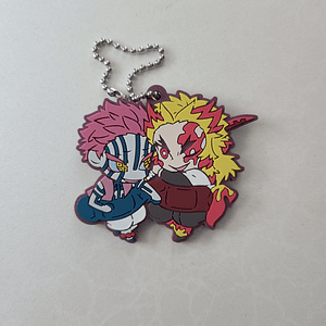 Rengoku Kyojuro & Akaza - Ballchain de goma [Kimetsu no Yaiba]