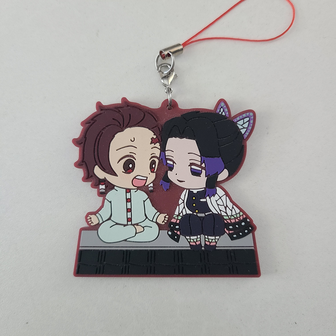 Kamado Tanjiro & Kocho Shinobu - Strap de goma [Kimetsu no Yaiba] 1