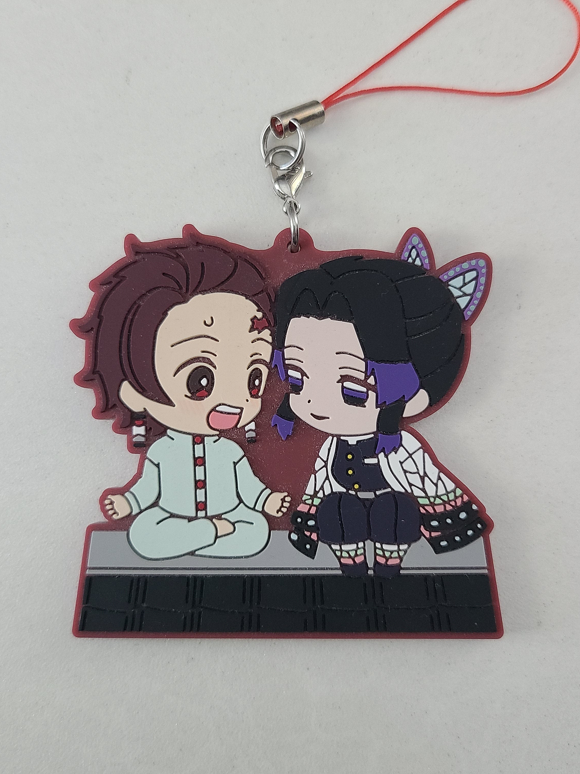 Kamado Tanjiro & Kocho Shinobu - Strap de goma [Kimetsu no Yaiba] 1
