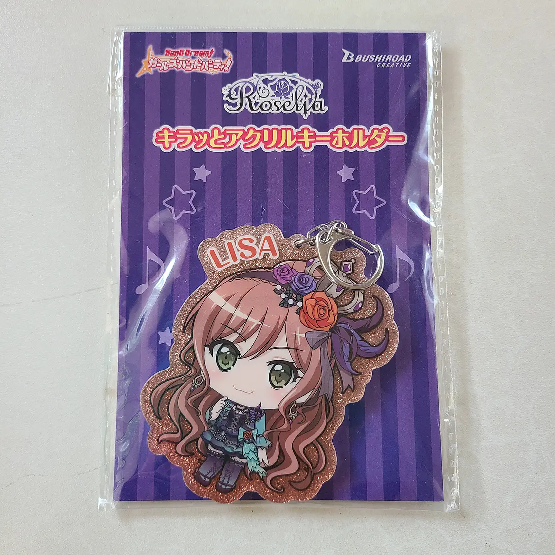 [Roselia] Lisa Imai - Llavero acrílico Kiratto [Bang Dream] 1