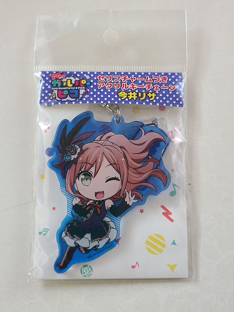 [Roselia] Lisa Imai - Llavero acrílico Garupa PICO [Bang Dream] 1