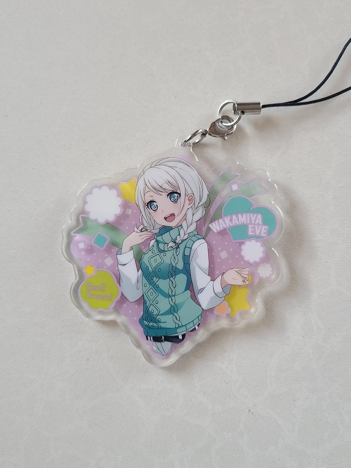 [Pastel Palettes] Eve Wakamiya - Strap acrílico [Bang Dream] 1