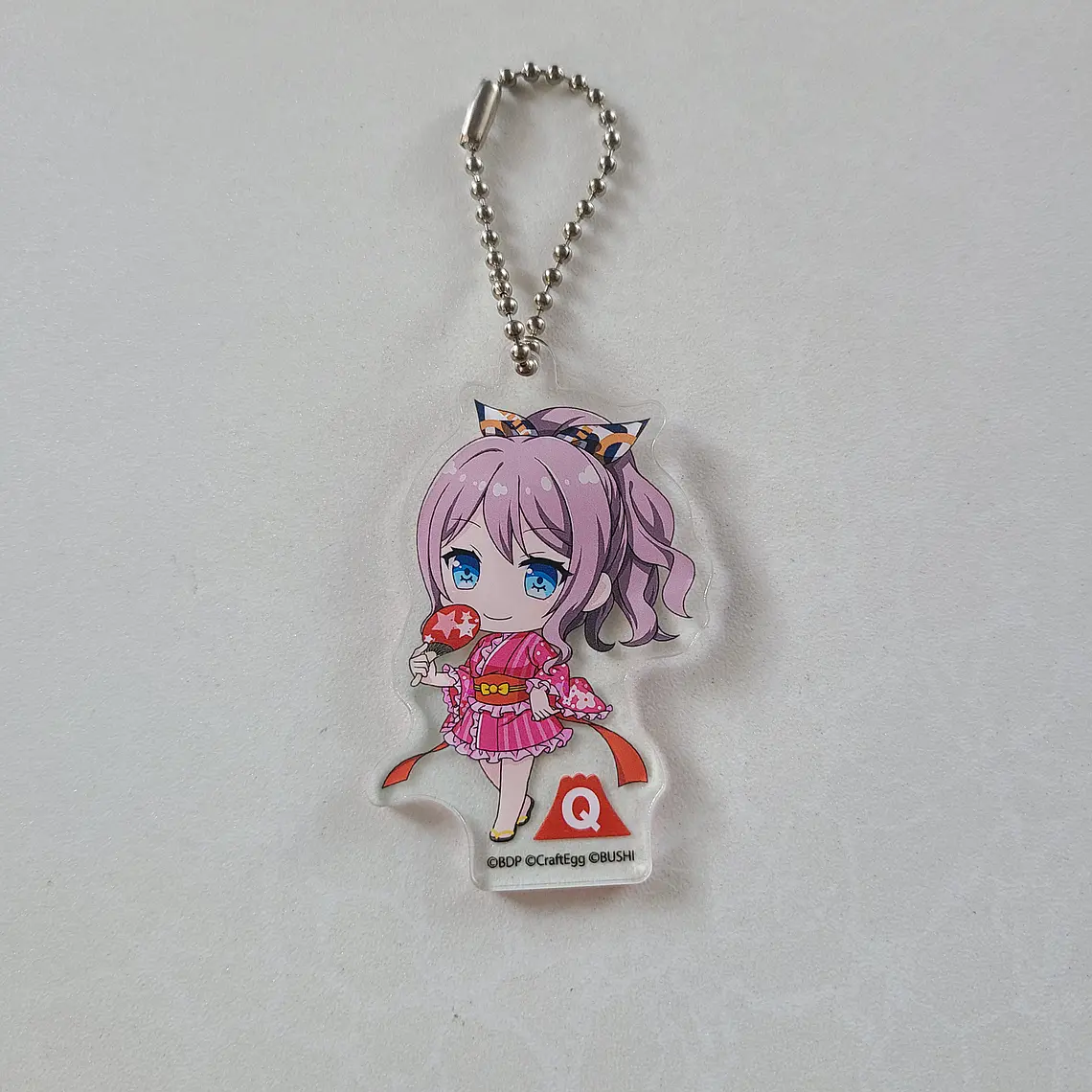 [Poppin Party] Saya Yamabuki - Ballchain acrílico Fuji-Q [Bang Dream] 1