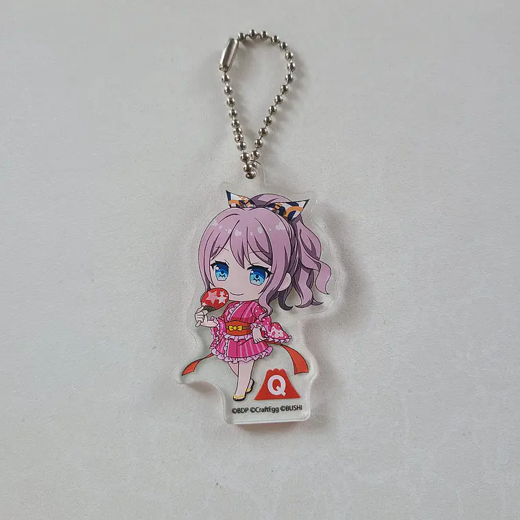 [Poppin Party] Saya Yamabuki - Ballchain acrílico Fuji-Q [Bang Dream] 1