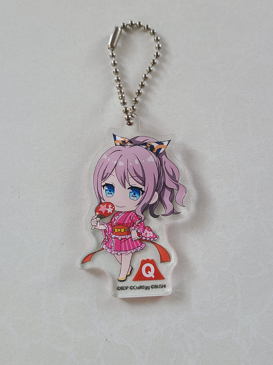 [Poppin Party] Saya Yamabuki - Ballchain acrílico Fuji-Q [Bang Dream] 1