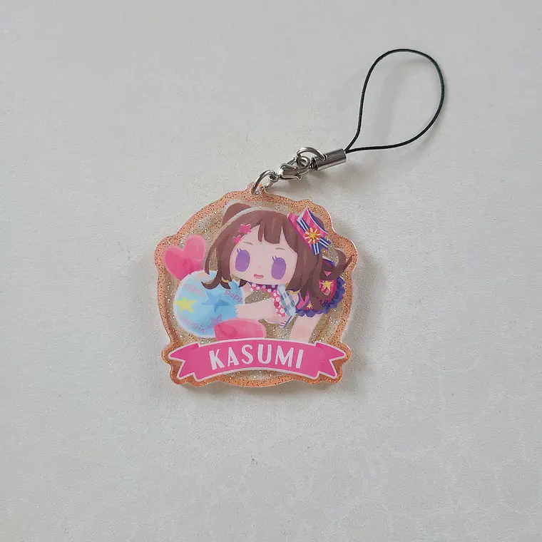 [Poppin Party] Kasumi Toyama - Strap acrílico Candy Party [Bang Dream] 1