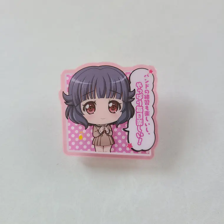 [Poppin Party] Rimi Ushigome - Pin acrílico [Bang Dream] 1