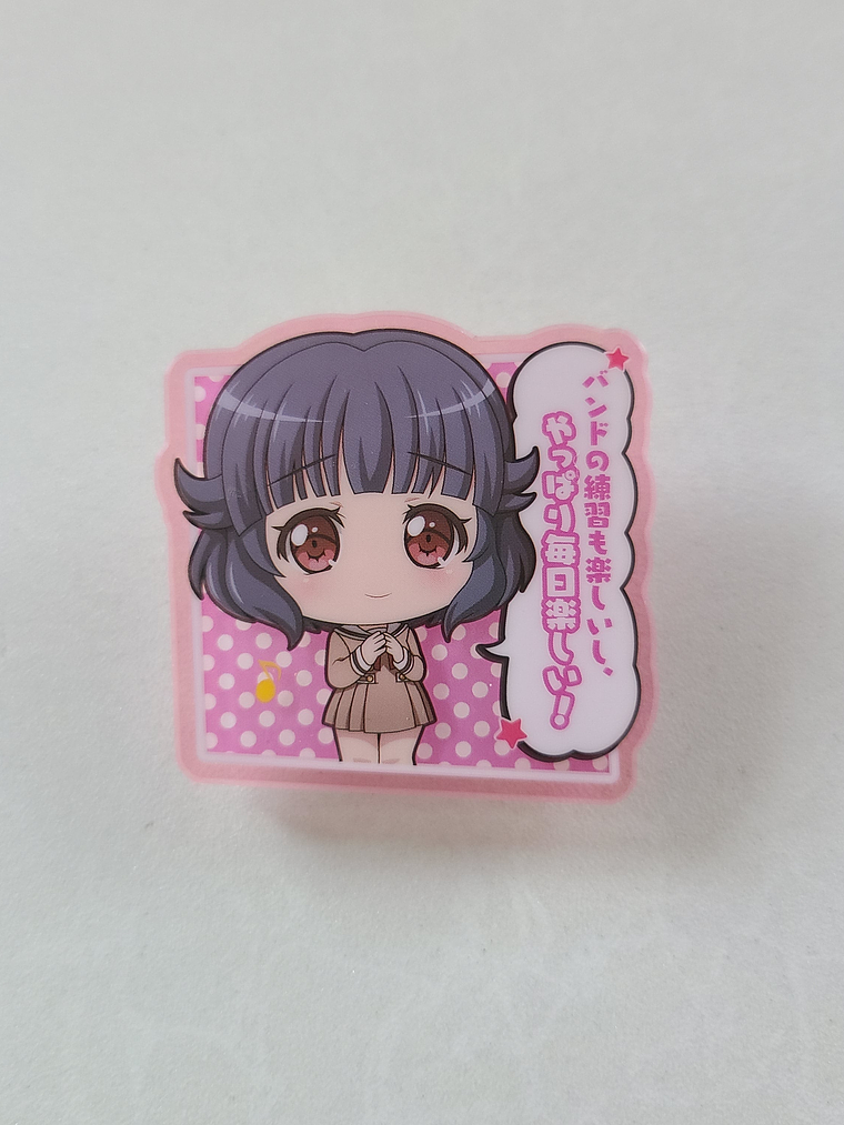 [Poppin Party] Rimi Ushigome - Pin acrílico [Bang Dream] 1