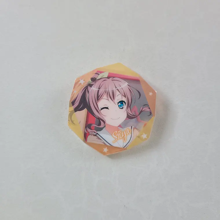 [Poppin Party] Saya Yamabuki - Pin acrílico [Bang Dream] 1