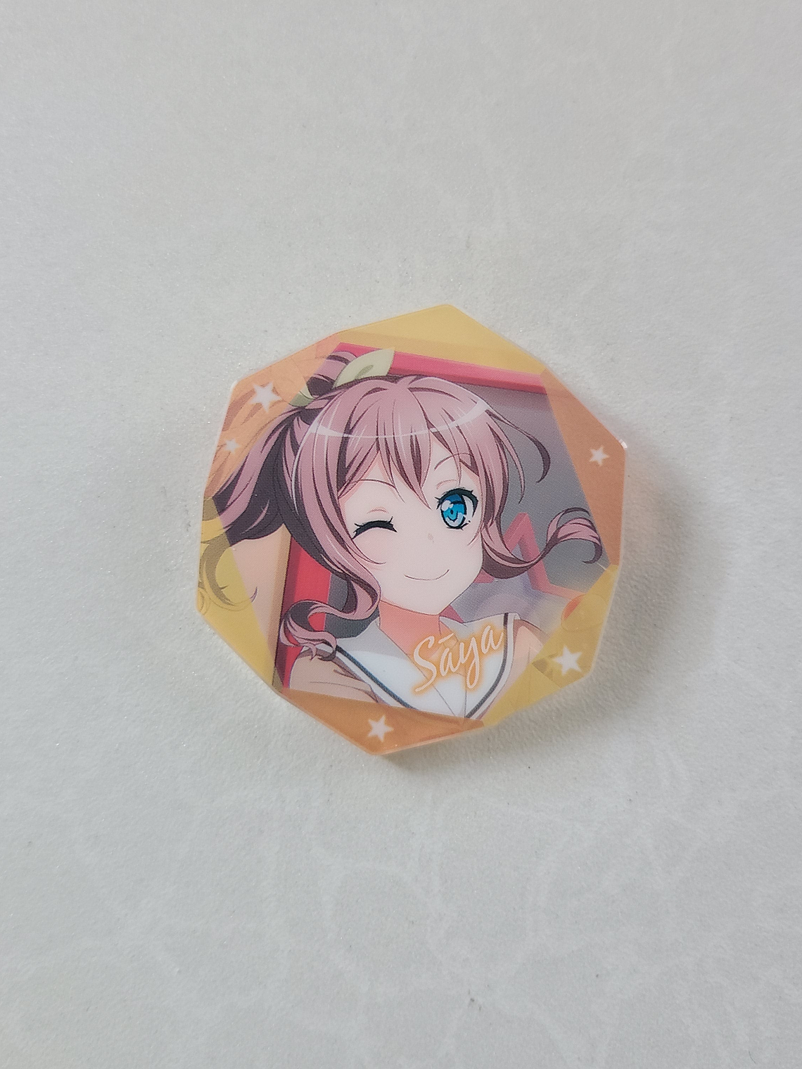 [Poppin Party] Saya Yamabuki - Pin acrílico [Bang Dream] 1