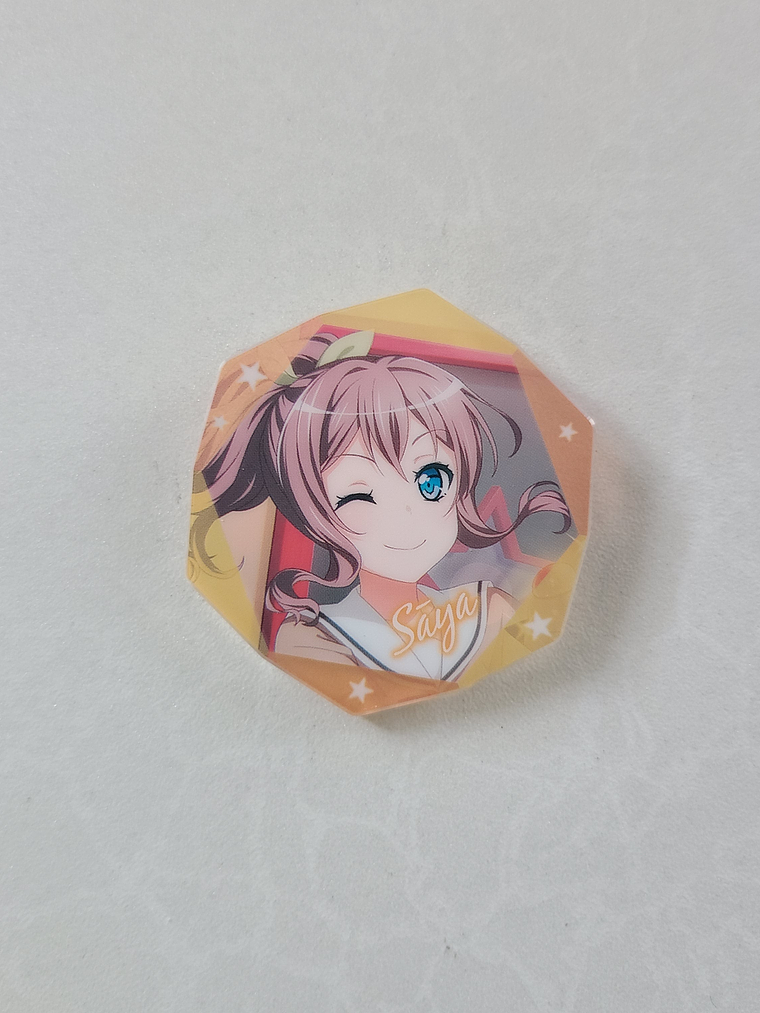 [Poppin Party] Saya Yamabuki - Pin acrílico [Bang Dream] 1