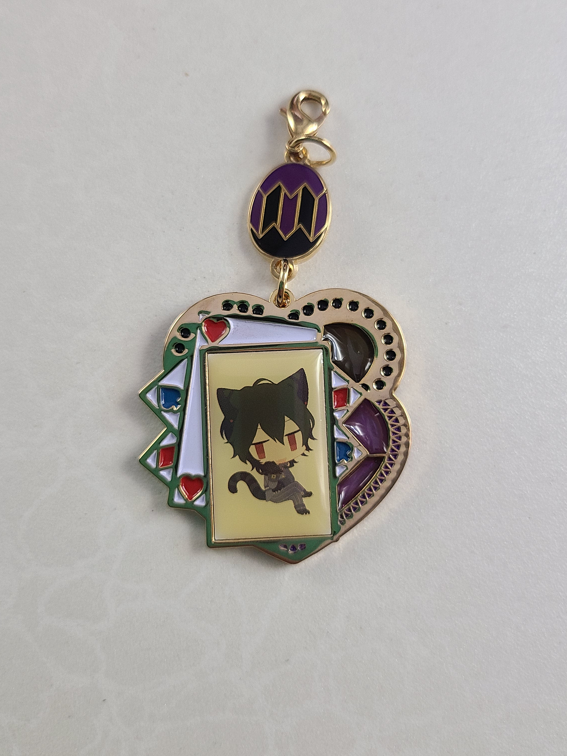 [Undead] Rei Sakuma - Colgante metálico Wonderland Series [Ensemble Stars] 1