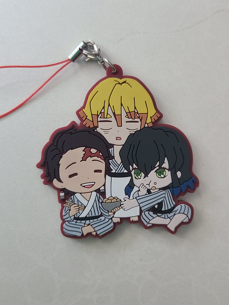 Kamado Tanjiro & Inosuke & Zenitsu- Strap de goma [Kimetsu no Yaiba] 1