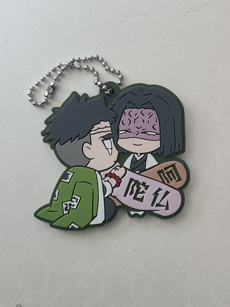 Himejima Gyomei & Ubuyashiki - Ballchain de goma [Kimetsu no Yaiba] 1