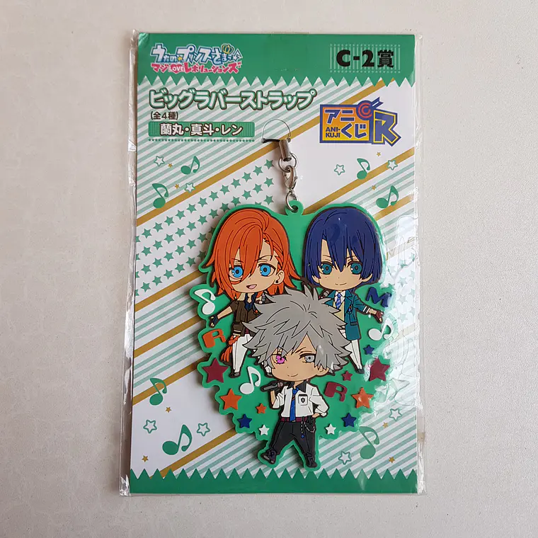 Ranmaru x Ren x Masato - Strap de goma Kuji [Utapri] 1