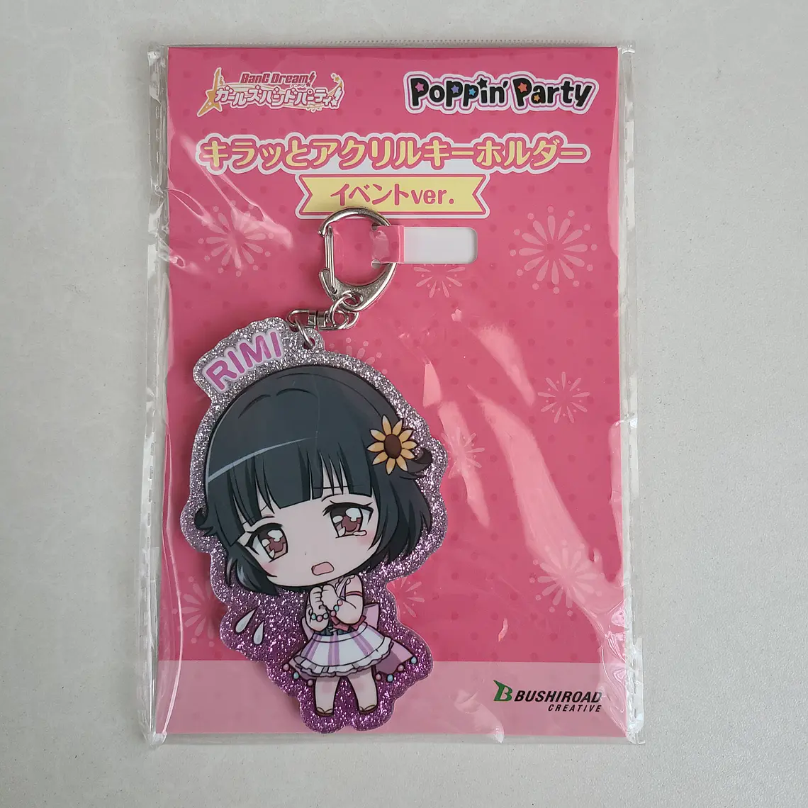 [Poppin Party] Rimi Ushigome - Llavero acrílico Kiratto [Bang Dream] 1