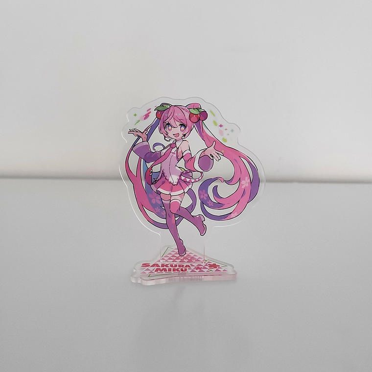 Hatsune Miku (Taito KUJI) - Stand acrílico Sakura Miku [VOCALOID] 1
