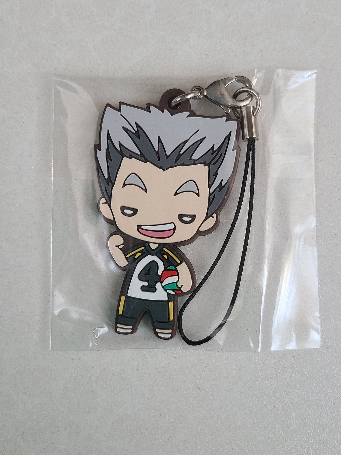 [Fukurodani] Kotaro Bokuto - Strap de goma Nitotan [Haikyuu] 1