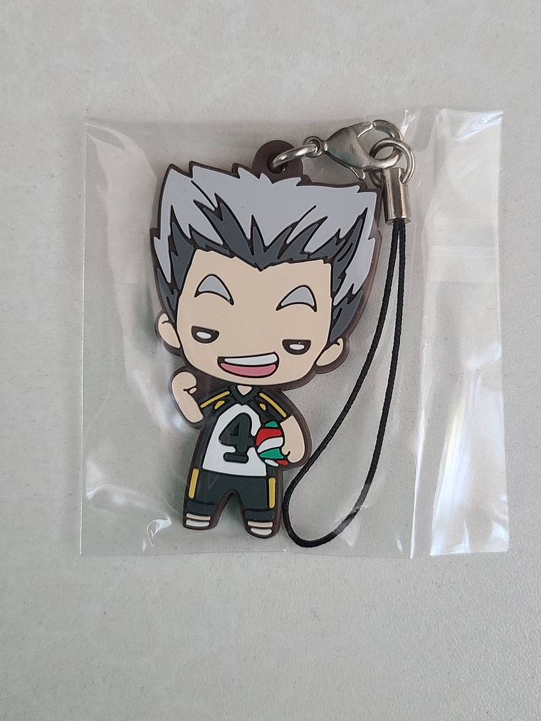 [Fukurodani] Kotaro Bokuto - Strap de goma Nitotan [Haikyuu] 1