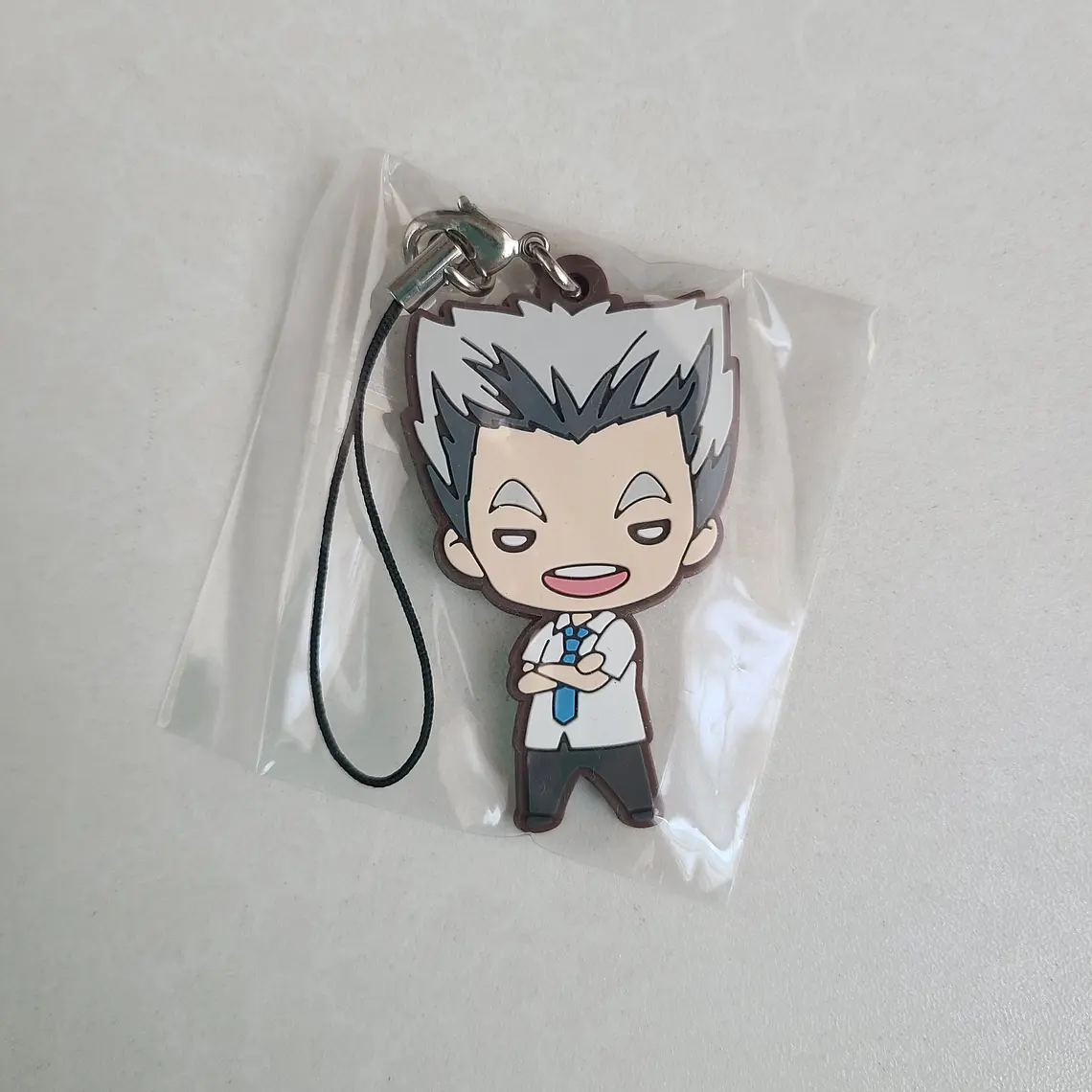 [Fukurodani] Kotaro Bokuto - Strap de goma Nitotan [Haikyuu] 1