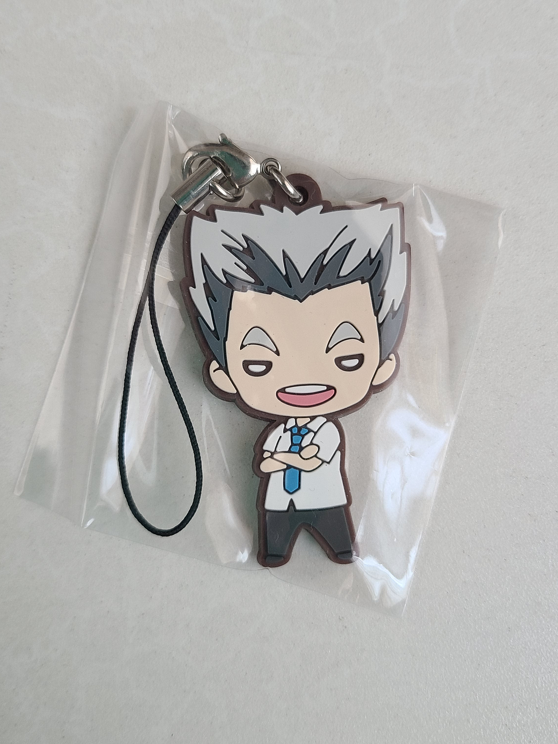 [Fukurodani] Kotaro Bokuto - Strap de goma Nitotan [Haikyuu] 1