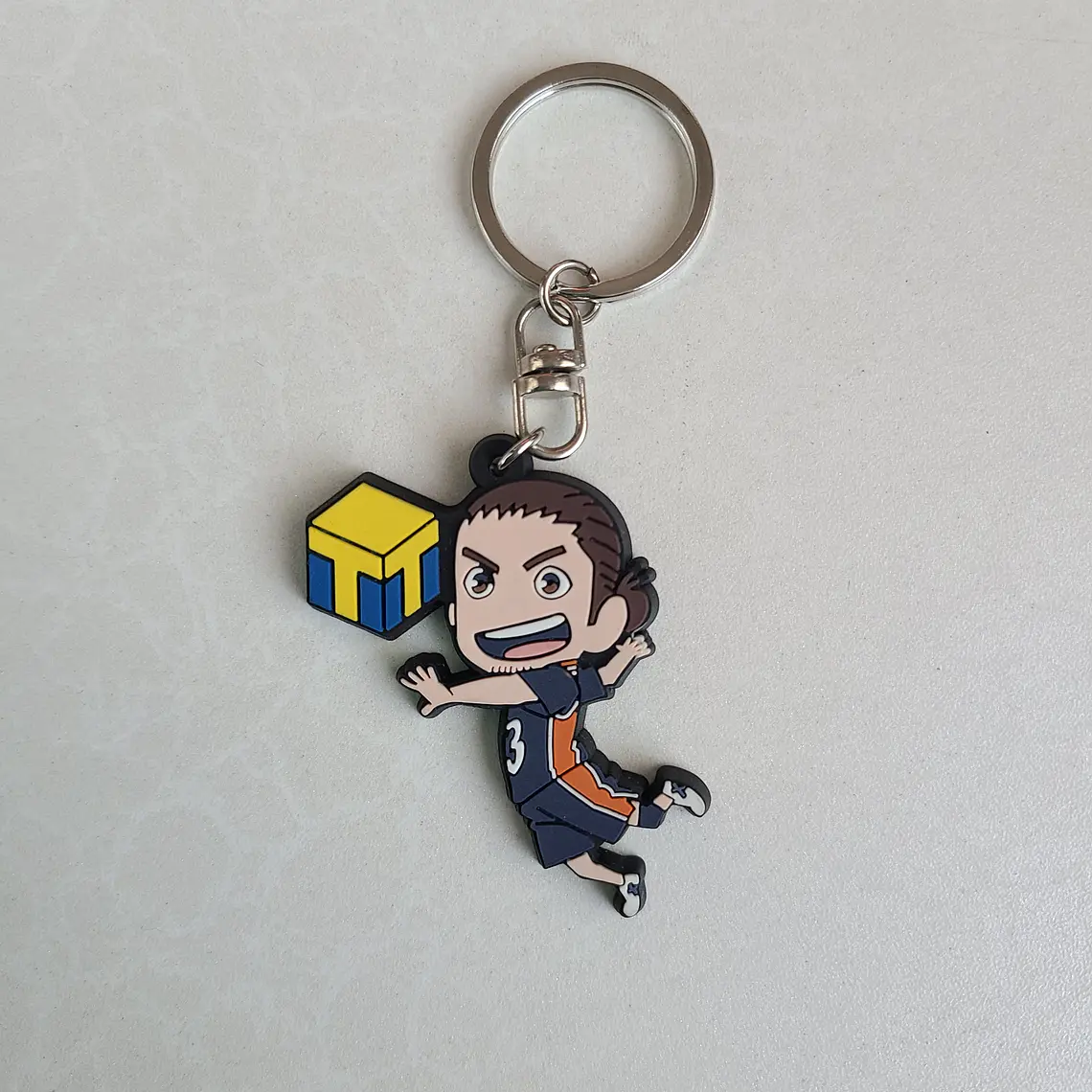 [Karasuno] Azumane Asahi - Llavero de goma [Haikyuu] 1