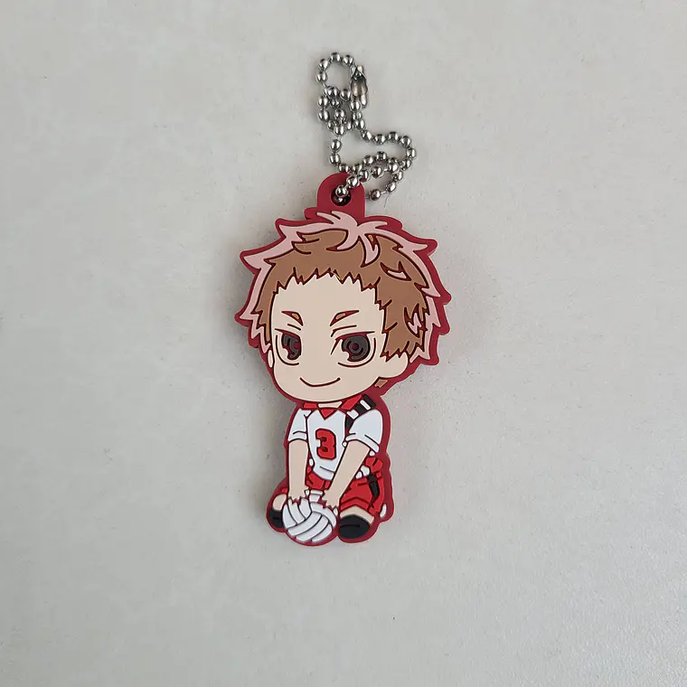 [Nekoma] Yaku Morisuke - Strap de goma Deforaba [Haikyuu] 1