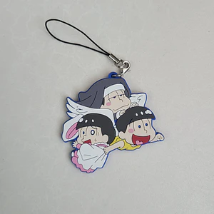 Ichi x Jyushi x Totty - Strap de goma Niitengomu [Osomatsu-san]