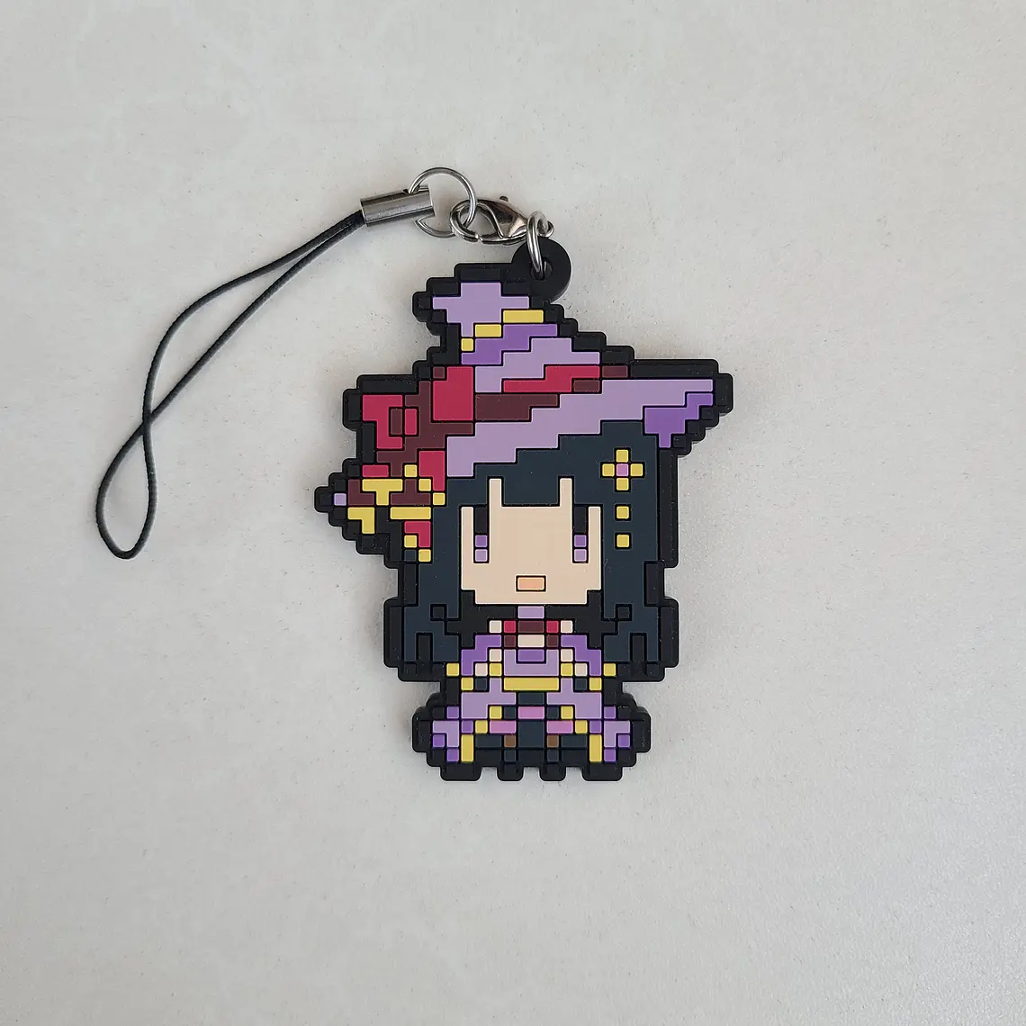 [Roselia] Rinko Shirokane - Strap de goma Pixel Art [Bang Dream] 1