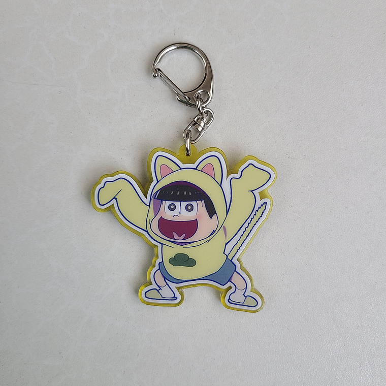 Jyushimatsu Matsuno - Llavero acrílico Nekomatsu [Osomatsu-san] 1