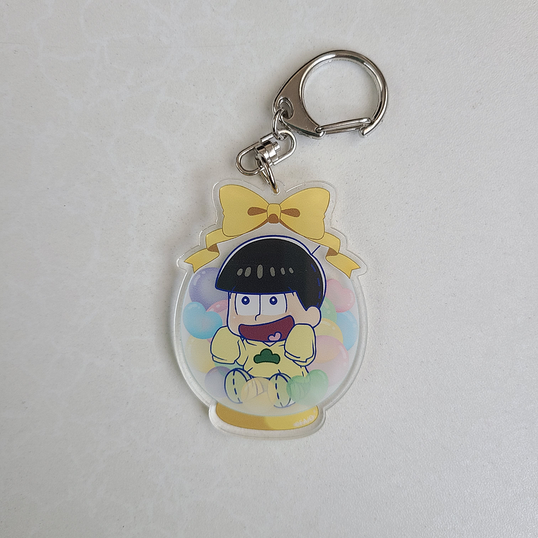 Jyushimatsu Matsuno - Llavero acrílico Purish [Osomatsu-san] 1