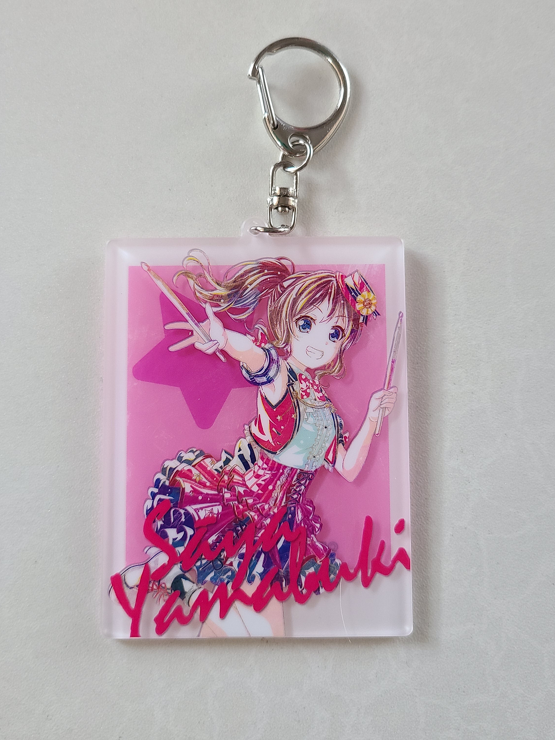 [Poppin Party] Saya Yamabuki - Llavero acrílico [Bang Dream] 1