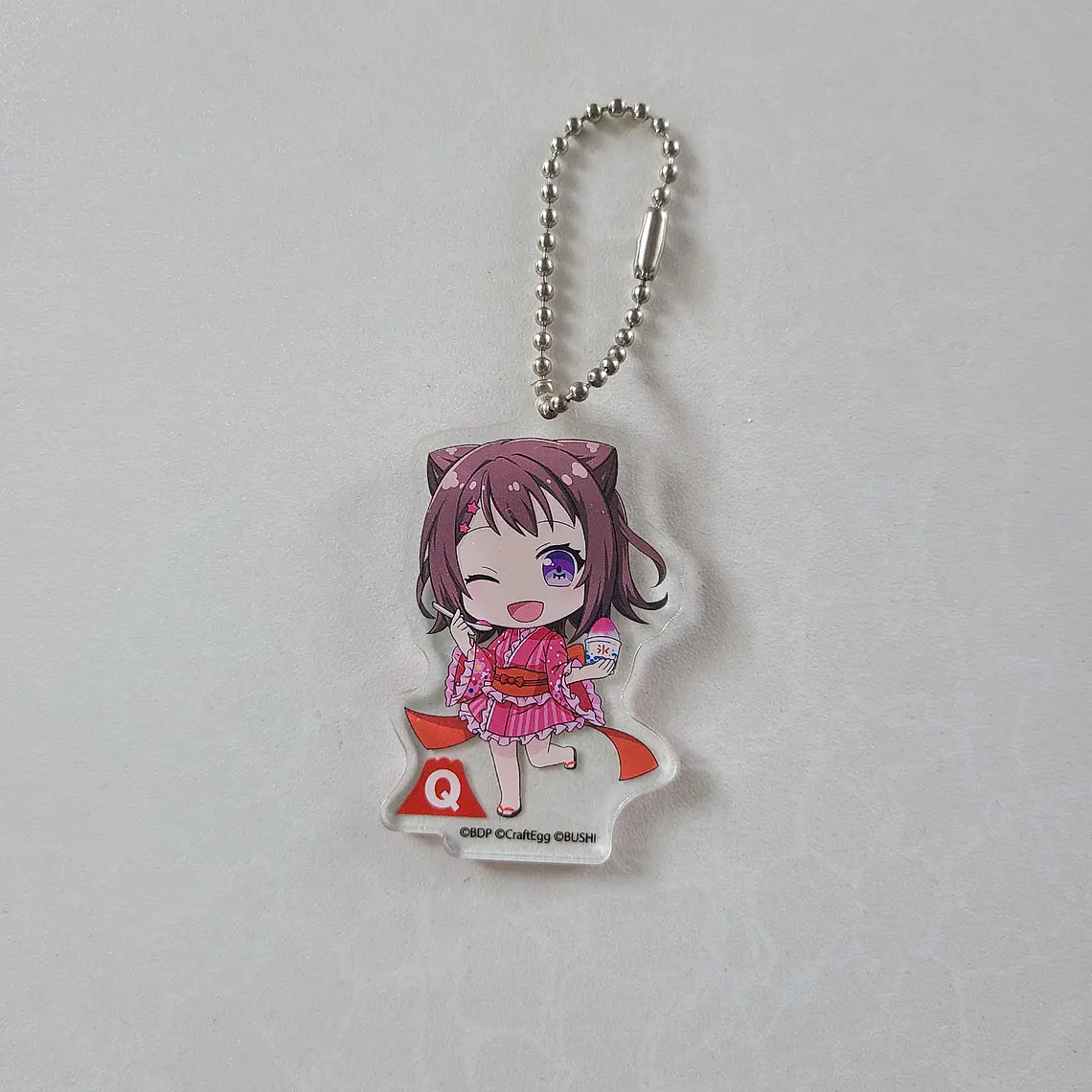 [Poppin Party] Kasumi Toyama - Ballchain acrílico Fuji-Q [Bang Dream] 1