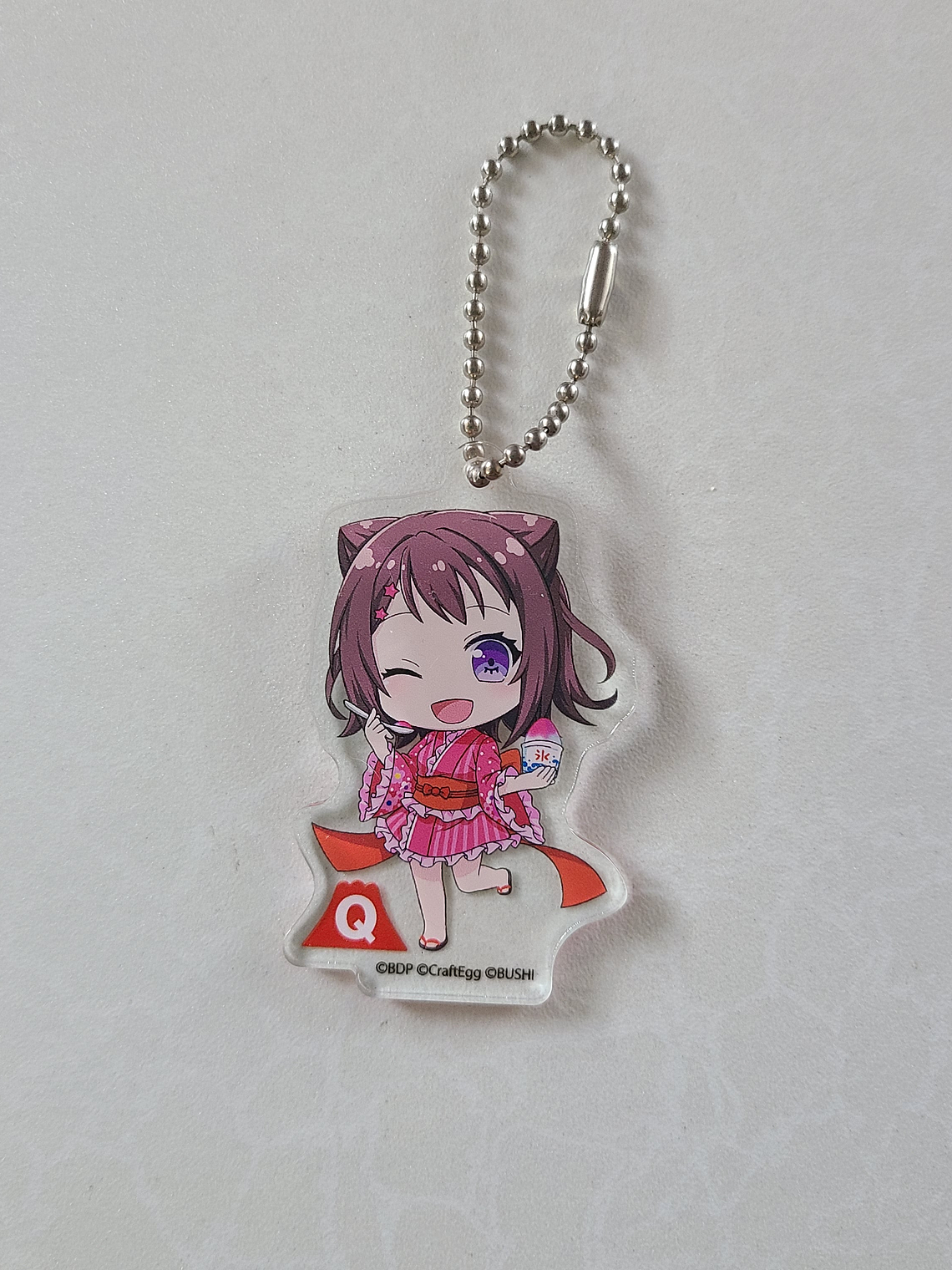 [Poppin Party] Kasumi Toyama - Ballchain acrílico Fuji-Q [Bang Dream] 1