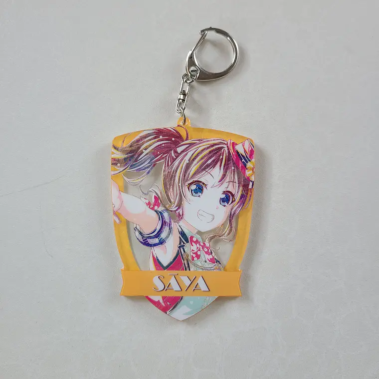[Poppin Party] Saya Yamabuki - Llavero acrílico [Bang Dream] 1