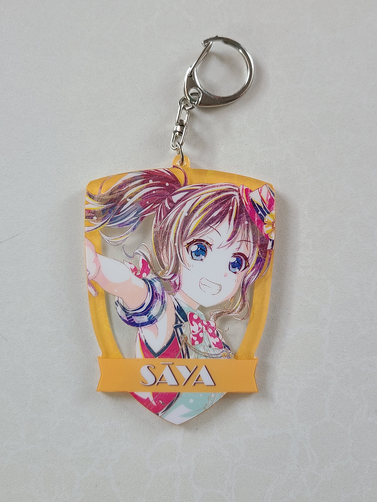 [Poppin Party] Saya Yamabuki - Llavero acrílico [Bang Dream] 1