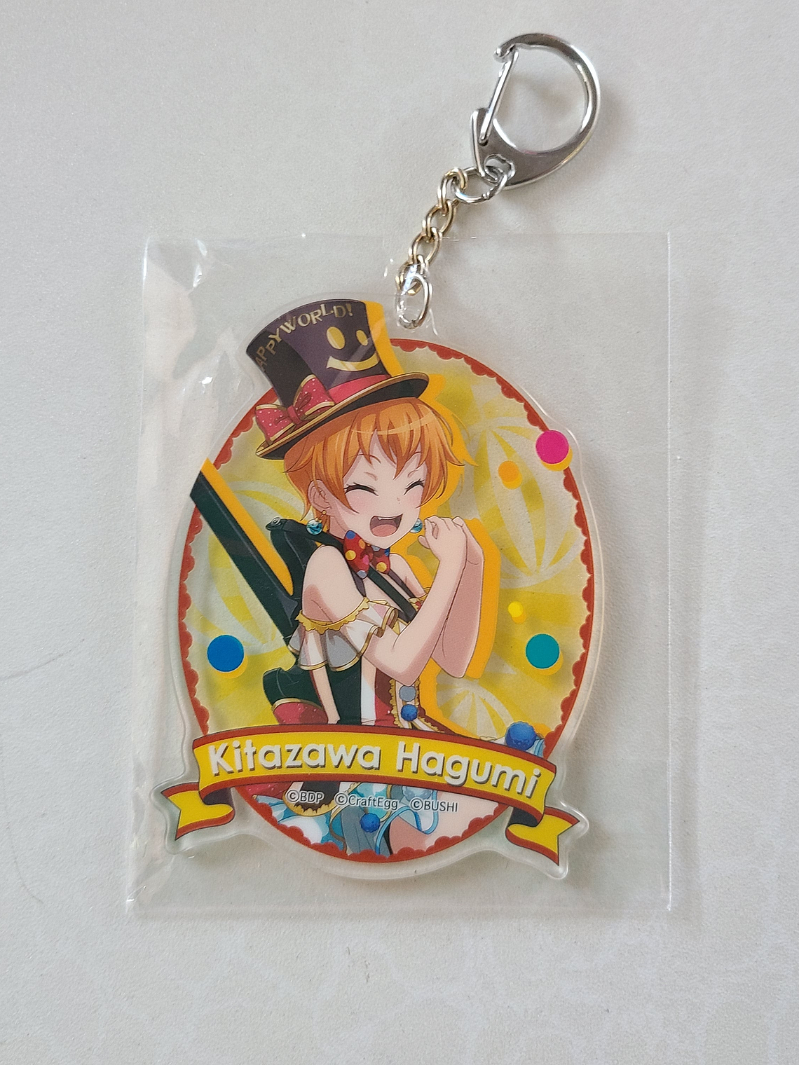 [Hello Happy World] Hagumi Kitazawa - Llavero acrílico [Bang Dream] 1