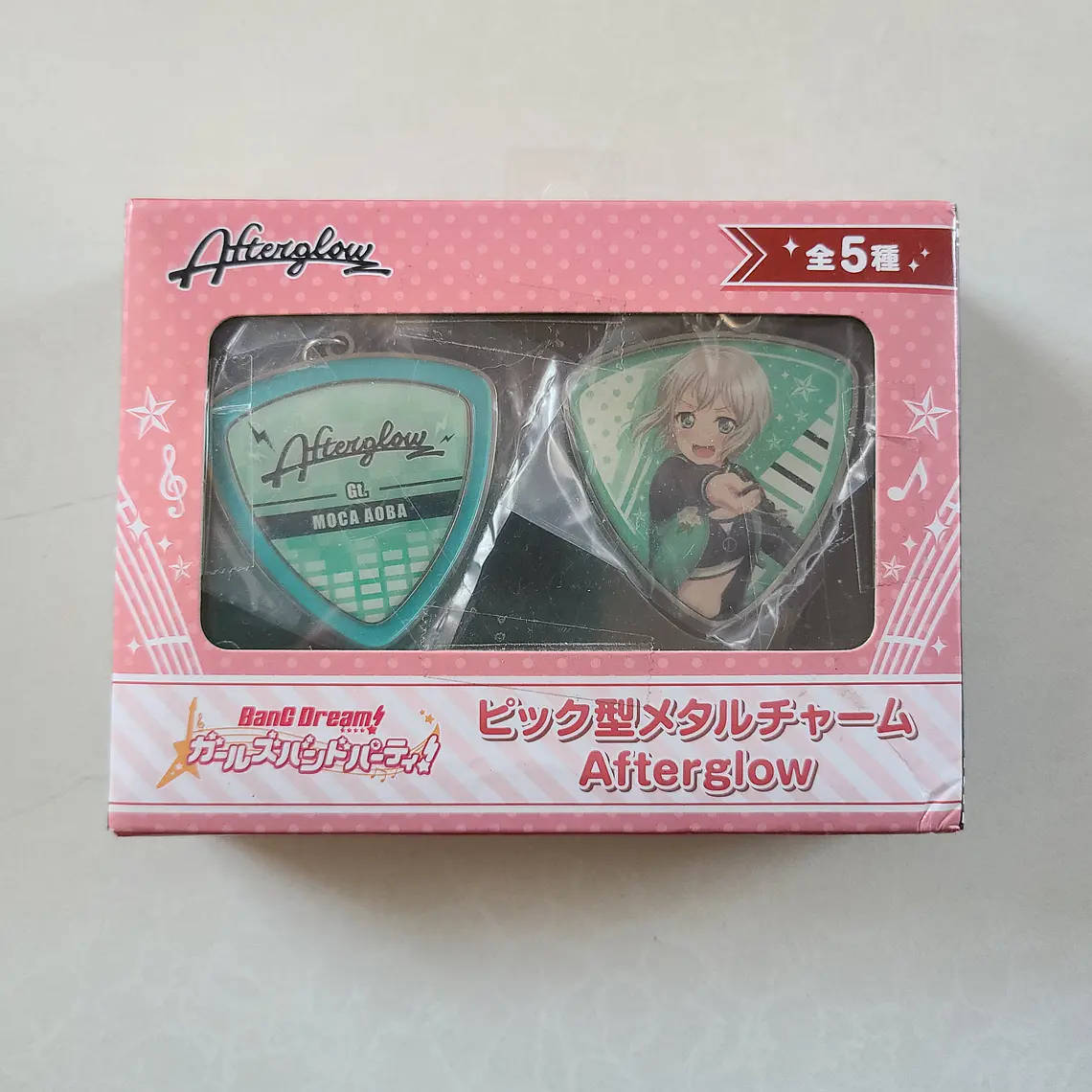 [Afterglow] Moca Aoba - Set de colgantes metálicos [Bang Dream] 1