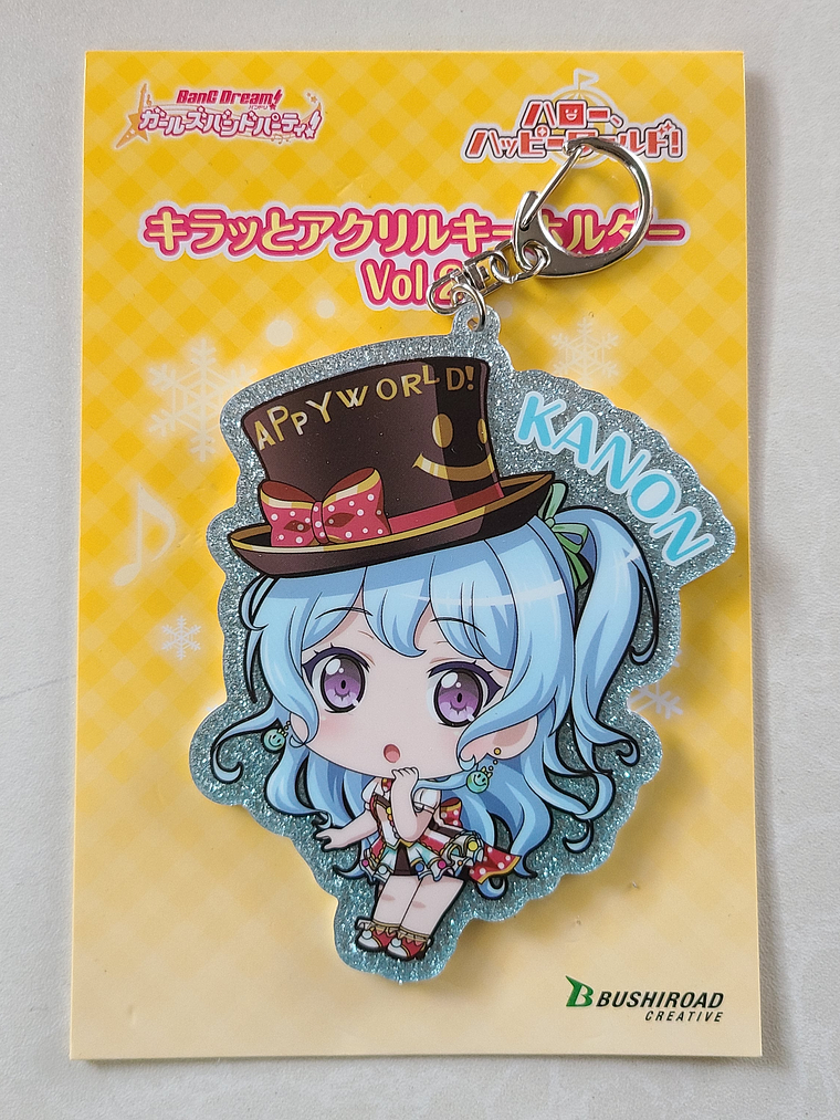 [Hello Happy World] Kanon Matsubara - Llavero acrílico Kiratto [Bang Dream] 1