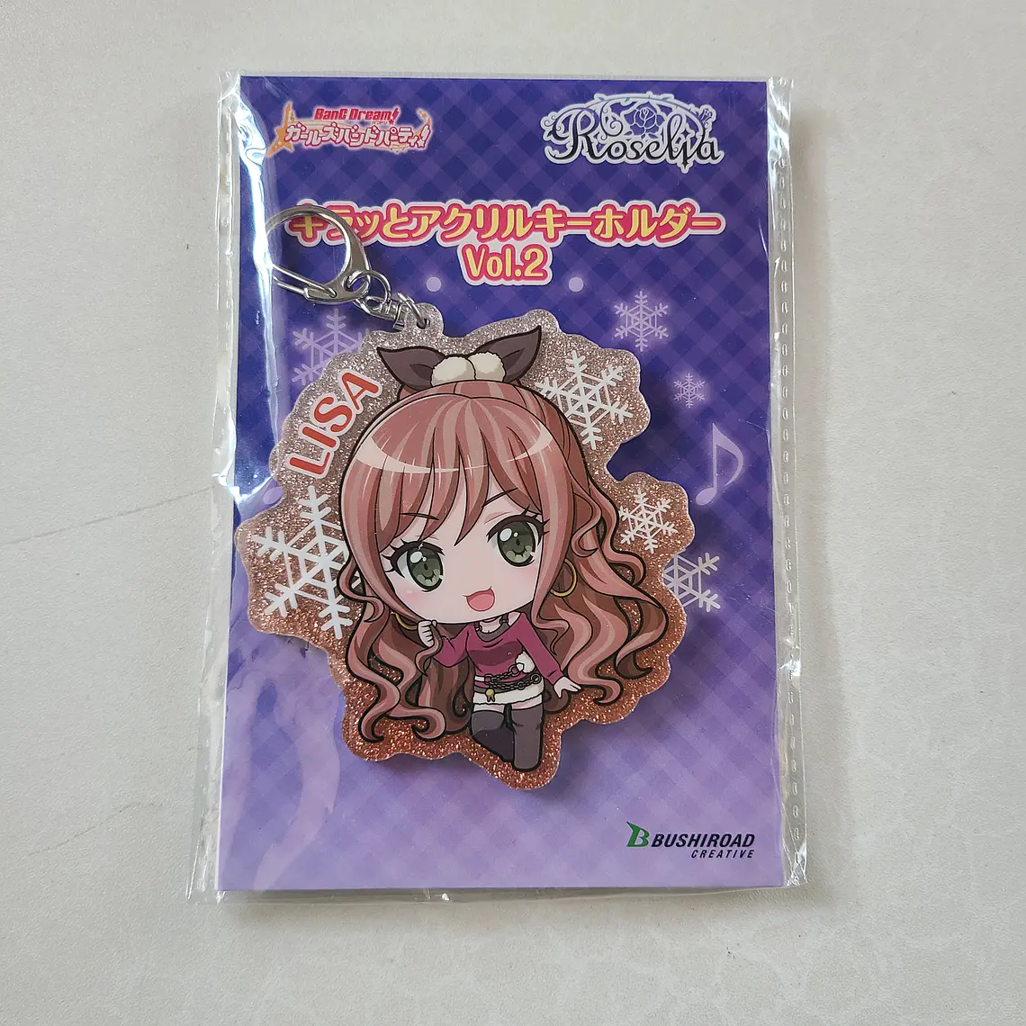 [Roselia] Lisa Imai - Llavero acrílico Kiratto [Bang Dream] 1