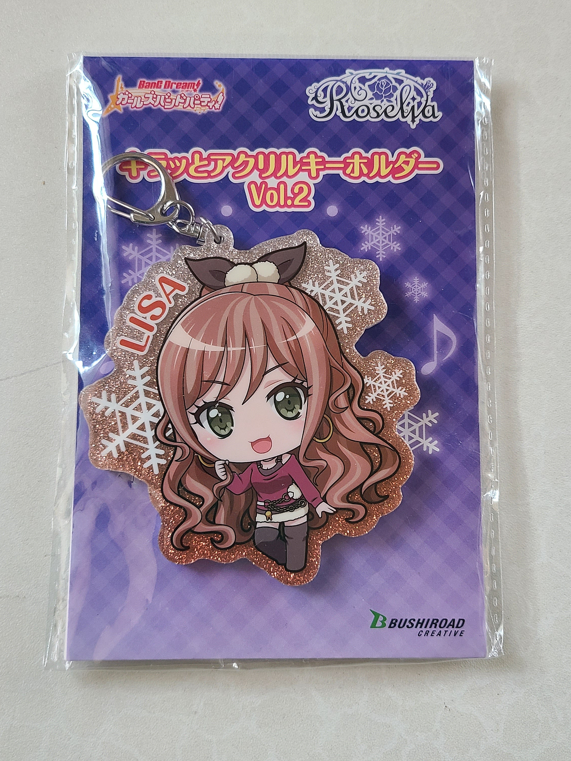 [Roselia] Lisa Imai - Llavero acrílico Kiratto [Bang Dream] 1
