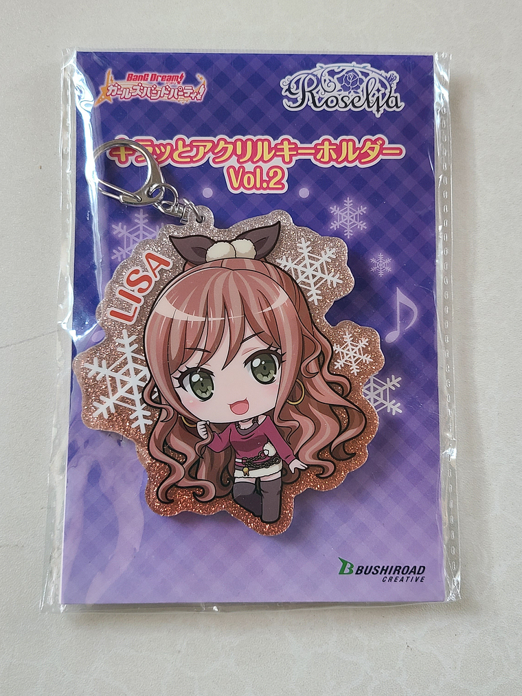 [Roselia] Lisa Imai - Llavero acrílico Kiratto [Bang Dream] 1