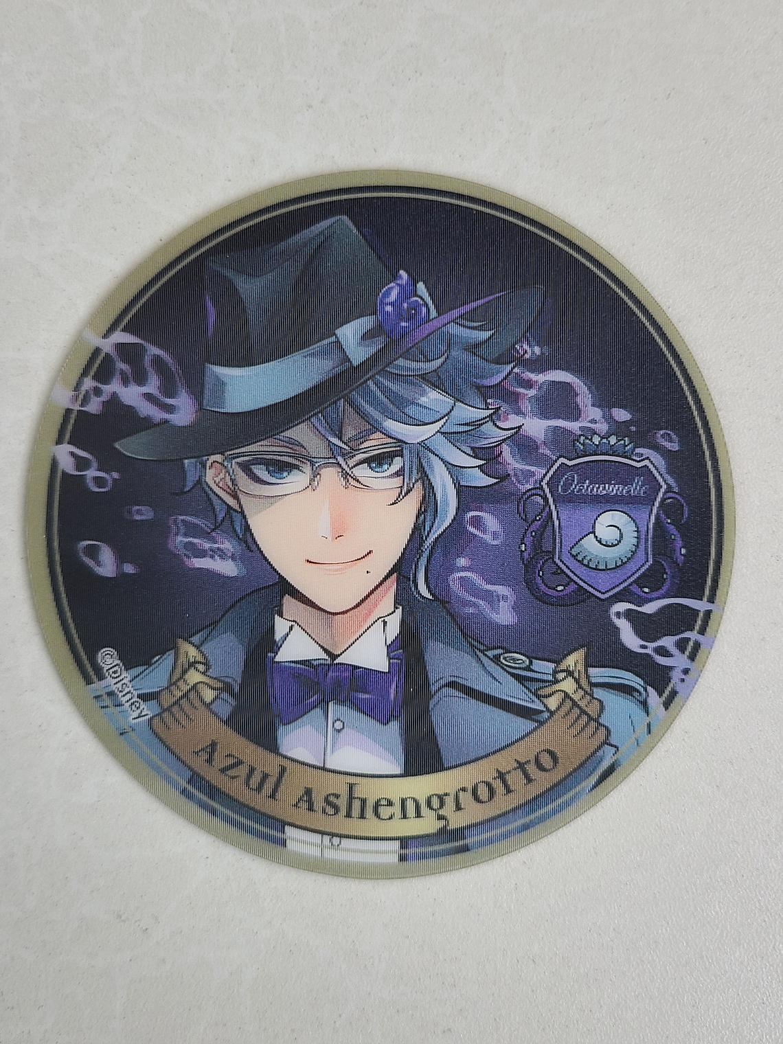 [Octavinelle] Azul Ashengrotto - Imán lenticular [Twisted Wonderland] 1