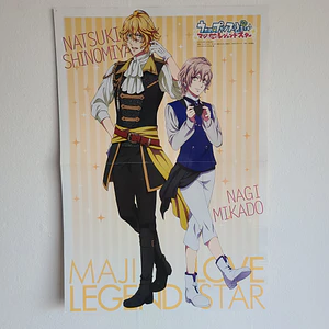 Natsuki Shinomiya x Nagi Mikado - Poster [Utapri]