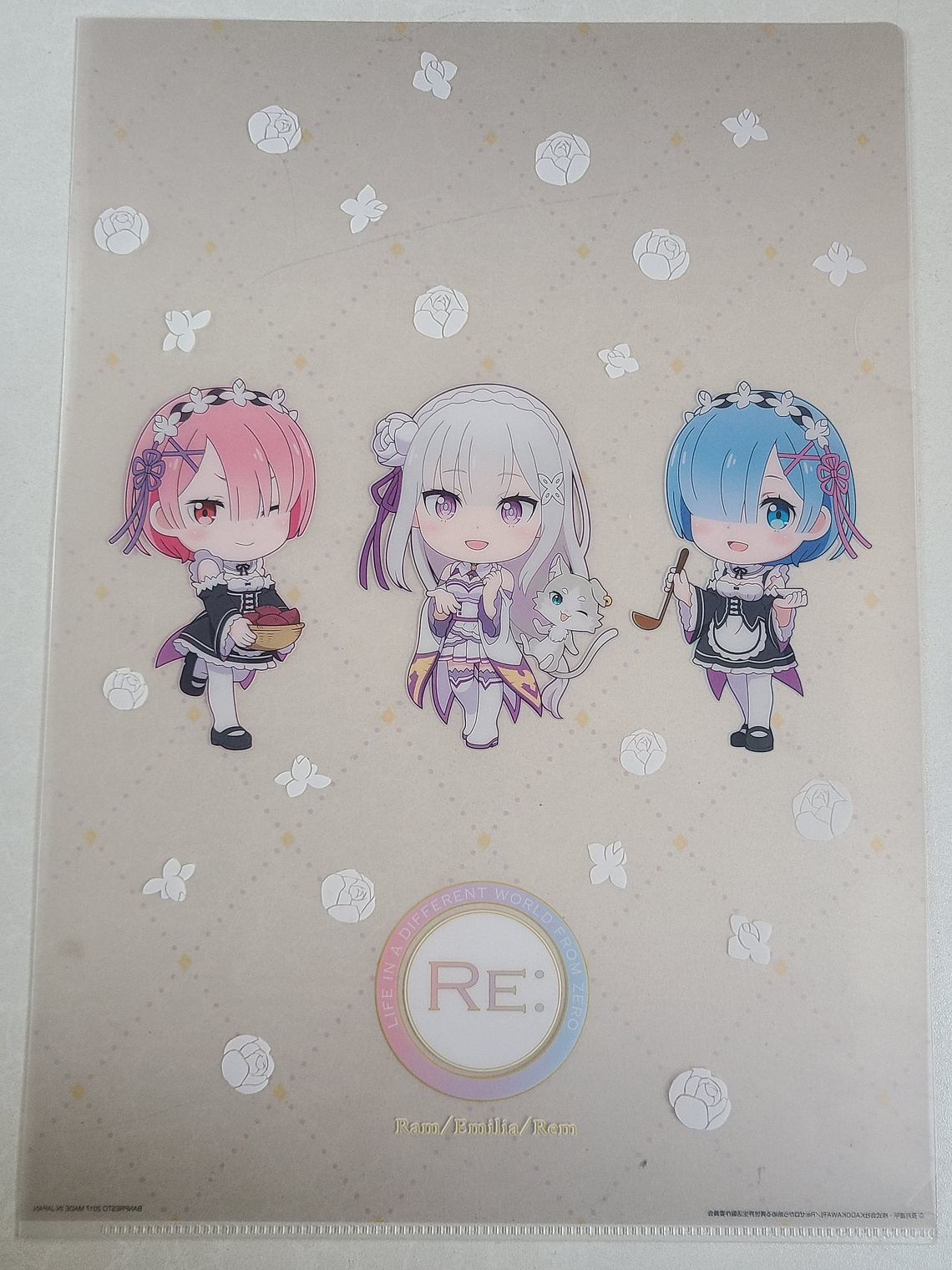Rem, Ram y Emilia - Carpeta single [Re Zero] 1