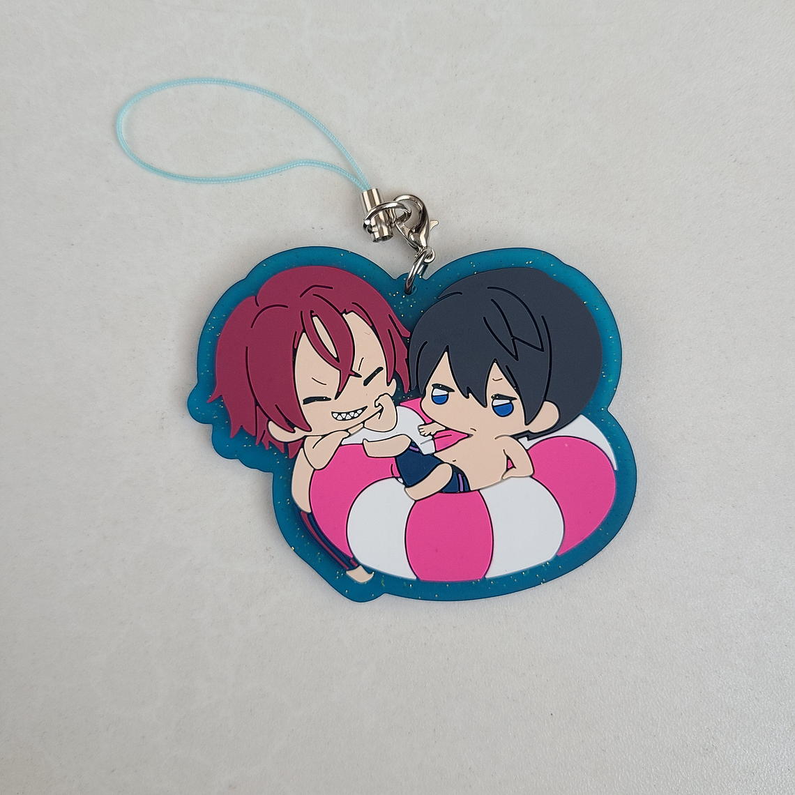 Haruka Nanase & Rin Matsuoka - Strap de goma [Free!] 1