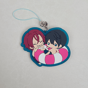 Haruka Nanase & Rin Matsuoka - Strap de goma [Free!]