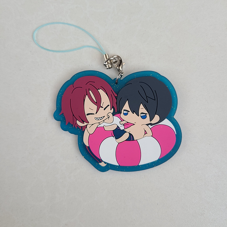 Haruka Nanase & Rin Matsuoka - Strap de goma [Free!] 1